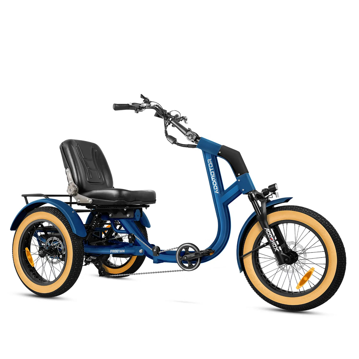 Freetan M-368X Full-Suspension Semi-Recumbent eTrike – Surf-Wheels